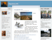 Tablet Screenshot of kapusany.info